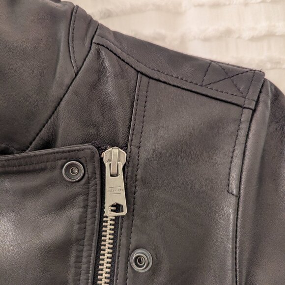 ALLSAINTS LEATHER MOTO JACKET - Picture 9 of 12